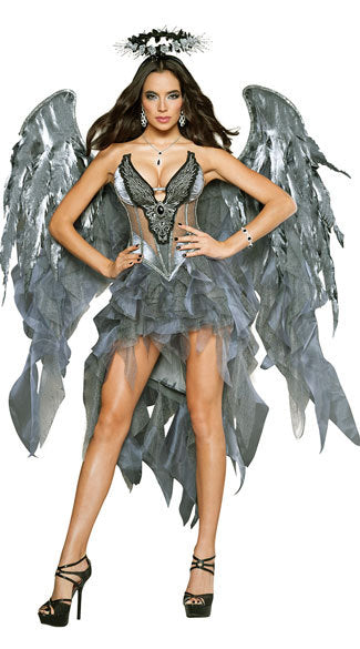 Disfraz Ángel Oscuro para Halloween - Cosplay Profesional - Image 5