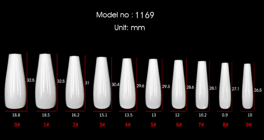 Uñas Postizas Trapezoidales con Diamantes Incrustados de Larga Duración - Image 12