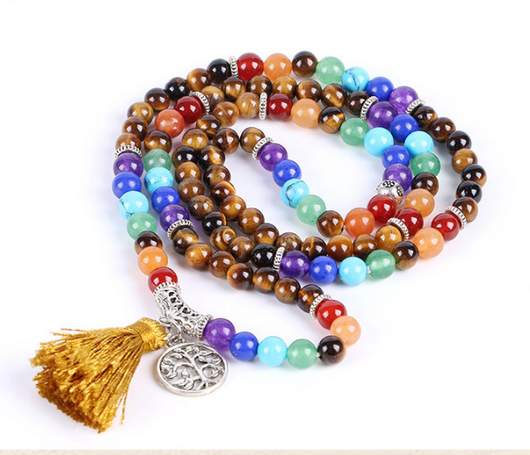 Pulsera artesanal de cuentas de 6mm - Image 2