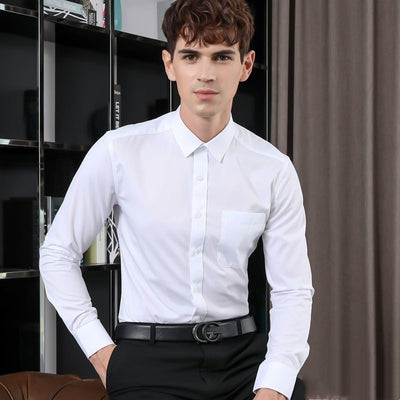 Camisa Ejecutiva Slim Fit de Manga Larga para Hombre - Image 15