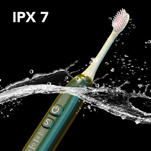 Cepillo de Dientes Eléctrico Ultrasónico Inalámbrico Portátil con Vibración - Image 14