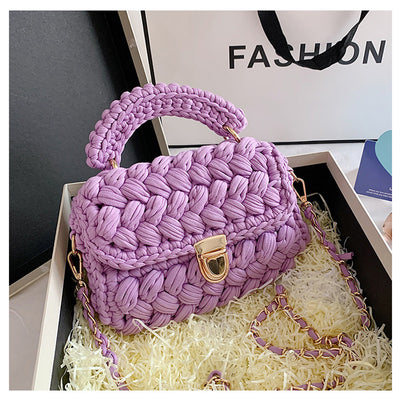 Bolsa Mensajera Tejida a Mano - Diseño Artesanal Crochet - Image 15