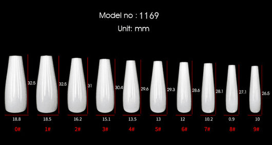 Uñas Postizas Trapezoidales con Diamantes Incrustados de Larga Duración - Image 19