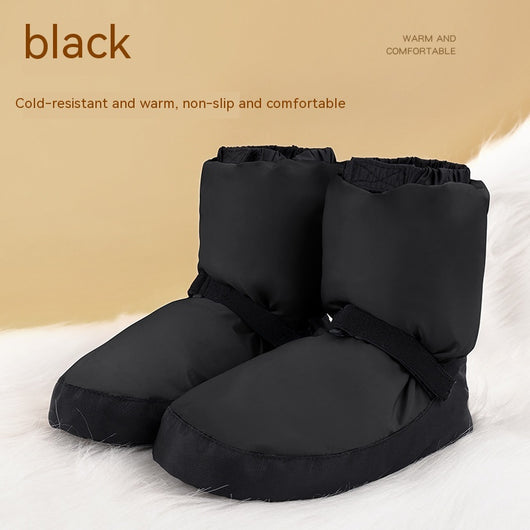 Zapatillas de Calentamiento Ballet Algodón - Zapatos de Práctica Invierno - Image 14