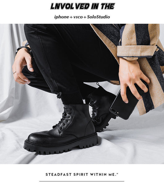 Botas Altas de Cuero para Hombre - Image 20