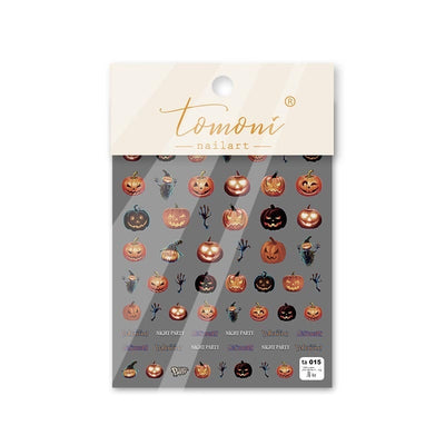 Pegatinas de Uñas Japonesas Estilo Cooperación - Diseño Calabaza Wansheng - Image 14