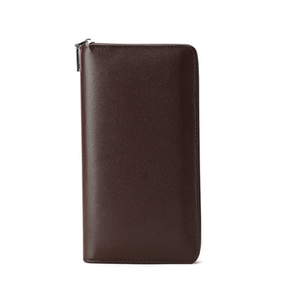 Cartera Clutch de Cuero Genuino con Diseño de Cinturón para Hombre - Image 15