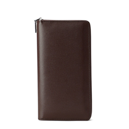 Cartera Clutch de Cuero Genuino con Diseño de Cinturón para Hombre - Image 15