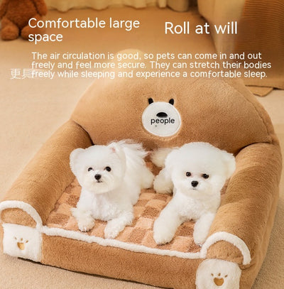 Cama Térmica de Angora para Perros Pequeños y Medianos - Sofá Cálido para Mascotas - Image 11