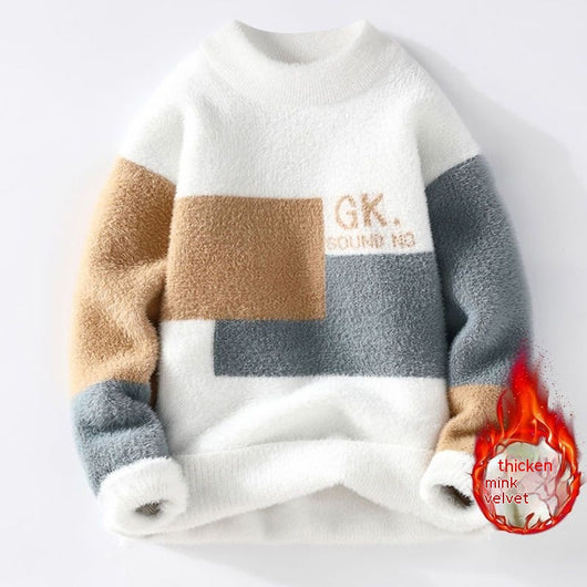 Suéter de Visón para Hombre - Abrigo Térmico Trendy - Image 26