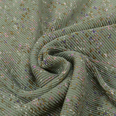 Pañuelo Cuadrado de Gasa Estampado Perla con Pliegues - Image 40