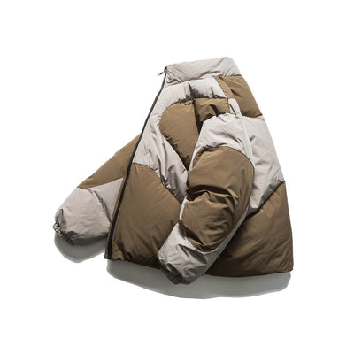 Chamarra Acolchada Multicolor para Hombre con Cuello Alto - Image 16