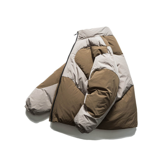 Chamarra Acolchada Multicolor para Hombre con Cuello Alto - Image 16