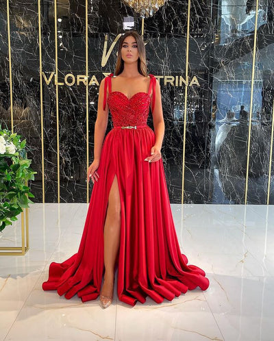 Vestido de Noche Largo Elegante con Lentejuelas y Tirantes para Mujer - Image 8