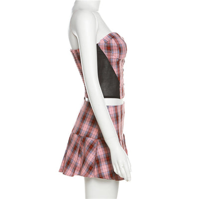 Conjunto Crop Top y Falda Ajustada - Estilo Moderno y Atrevido - Image 21
