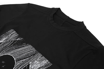 Playera Suelta con Estampado Ghost Face - Image 17