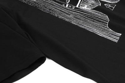 Playera Suelta con Estampado Ghost Face - Image 18