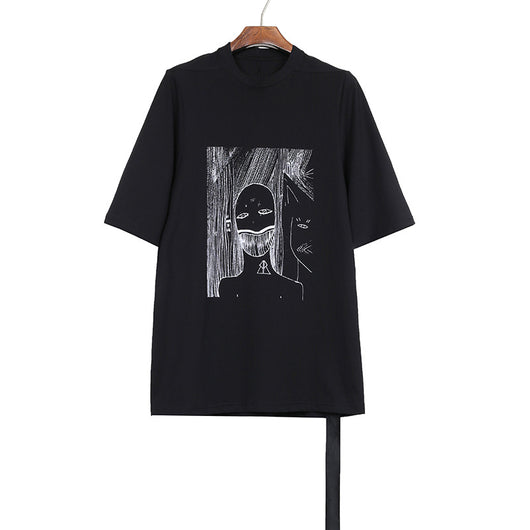 Playera Suelta con Estampado Ghost Face - Image 26