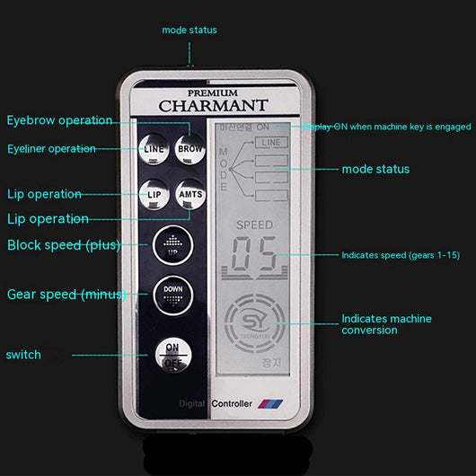 Máquina de Tatuaje de Cejas y Delineador Semipermanente Todo en Uno - Image 13