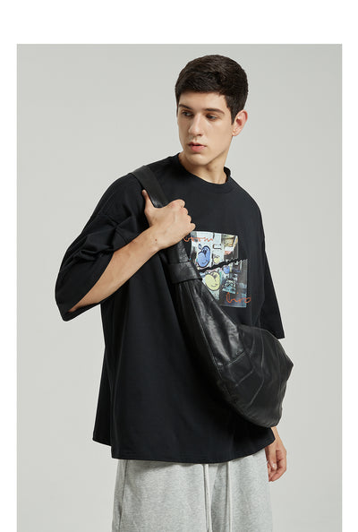 Bolsa de Pecho de Cuero para Hombre - Estilo Moderno y Funcional - Image 9