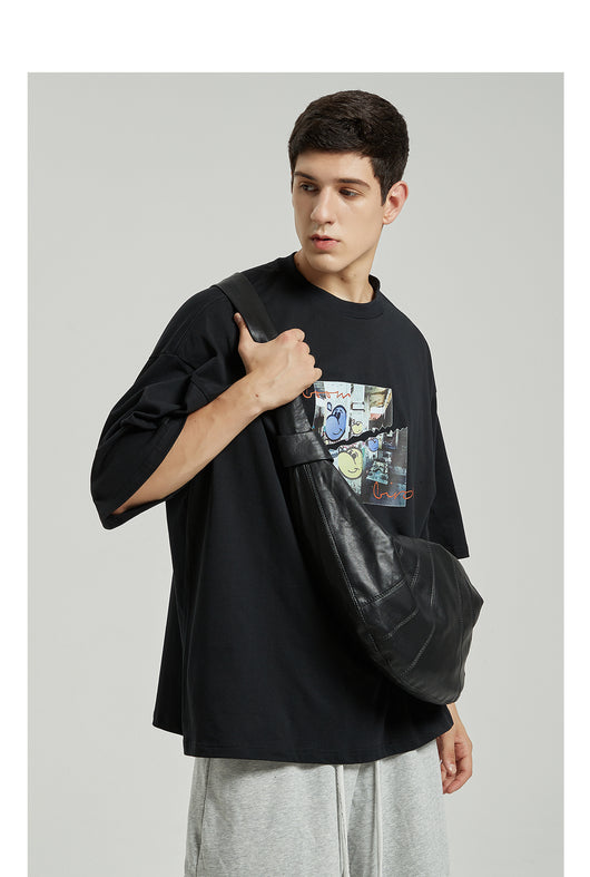 Bolsa de Pecho de Cuero para Hombre - Estilo Moderno y Funcional - Image 9