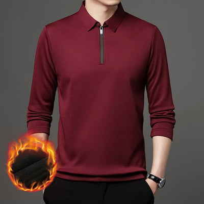 Polo Térmico con Cierre Parcial y Forro Polar para Hombre - Image 11