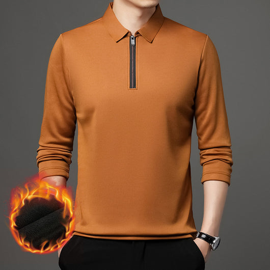 Polo Térmico con Cierre Parcial y Forro Polar para Hombre - Image 12