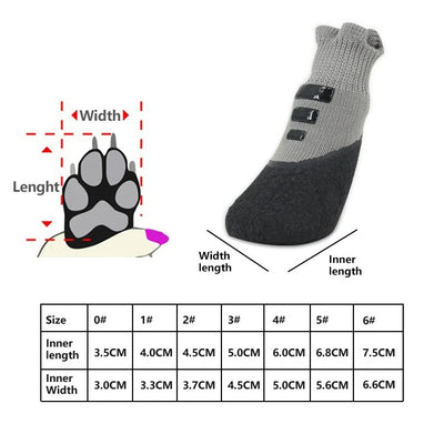 Zapatos Impermeables para Mascotas - Protección Antideslizante y Antilodazal - Image 14