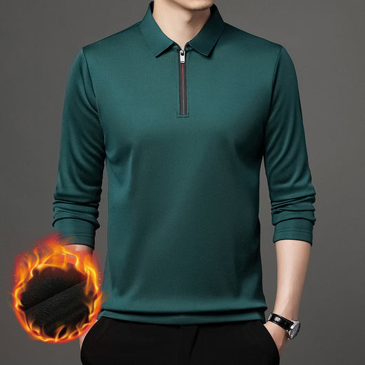 Polo Térmico con Cierre Parcial y Forro Polar para Hombre - Image 16