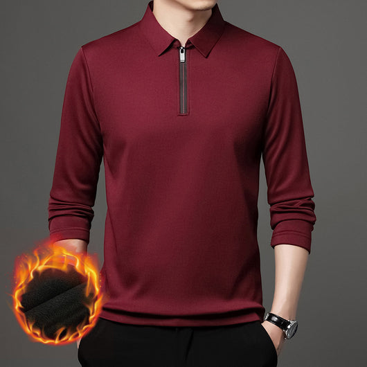 Polo Térmico con Cierre Parcial y Forro Polar para Hombre - Image 17