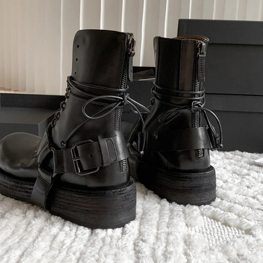 Botines para Mujer con Cierre Lateral y Cordones - Image 12