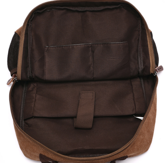 Mochila Universitaria Canvas 15 Pulgadas - Bolsa Laptop Resistente para Estudiantes - Image 6