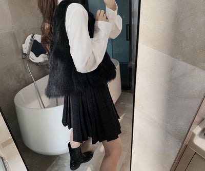 Falda Plisada Tipo A Niña - Elegante y Versátil - Image 24