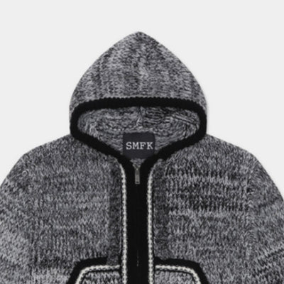 Sudadera Suelta Casual con Rayas en Punto Acogedor - Image 9