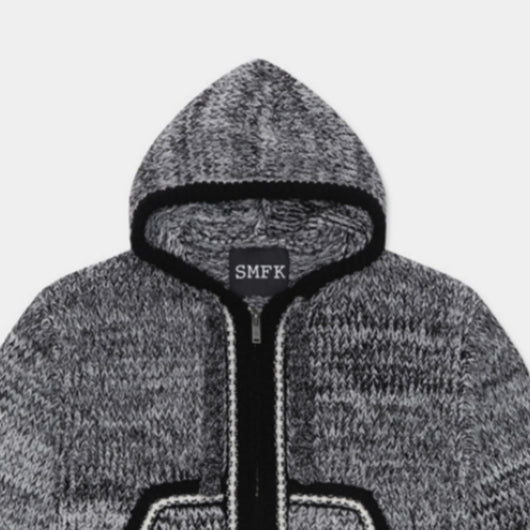 Sudadera Suelta Casual con Rayas en Punto Acogedor - Image 9