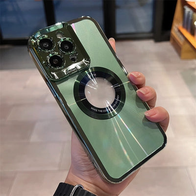 Funda Magnética para Teléfono con Soporte Invisible y Protección Electrochapada - Image 16
