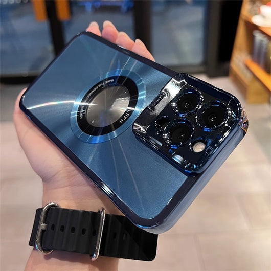 Funda Magnética para Teléfono con Soporte Invisible y Protección Electrochapada - Image 18