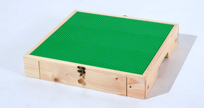 Mesa Plegable Infantil 2 en 1 con Pizarrón y Bloques de Construcción - Image 8