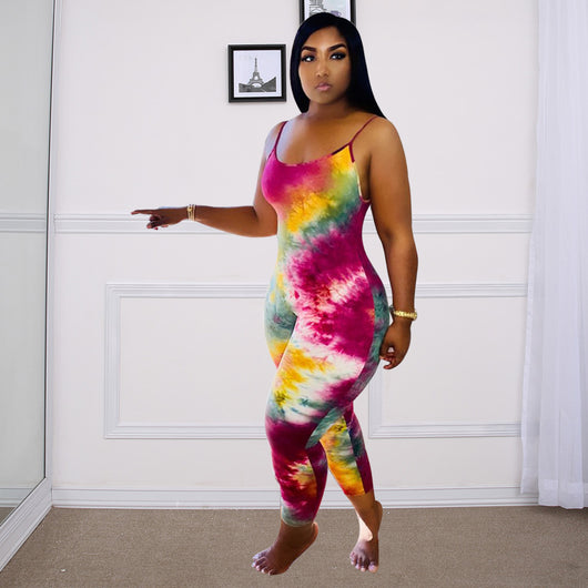 Jumpsuit Cropped de Seda Láctea Estampada - Image 6