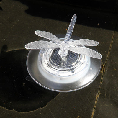 Lámpara Solar Flotante LED Mariposa y Libélula para Piscina y Estanque - Image 10