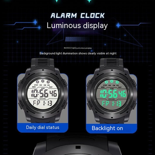Reloj Electrónico Multifuncional Estilo Coreano para Hombre - Image 9