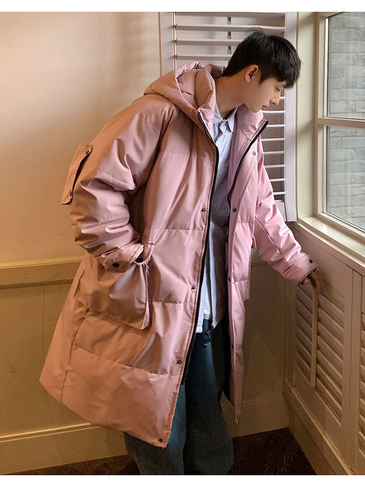 Abrigo de Invierno Grueso para Hombre - Largo Medio - Image 9
