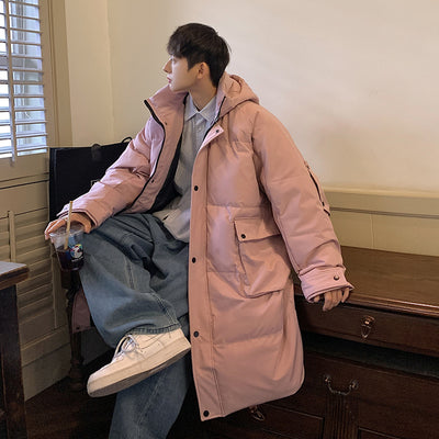 Abrigo de Invierno Grueso para Hombre - Largo Medio - Image 13