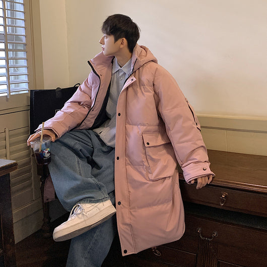 Abrigo de Invierno Grueso para Hombre - Largo Medio - Image 13