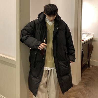 Abrigo de Invierno Grueso para Hombre - Largo Medio - Image 14