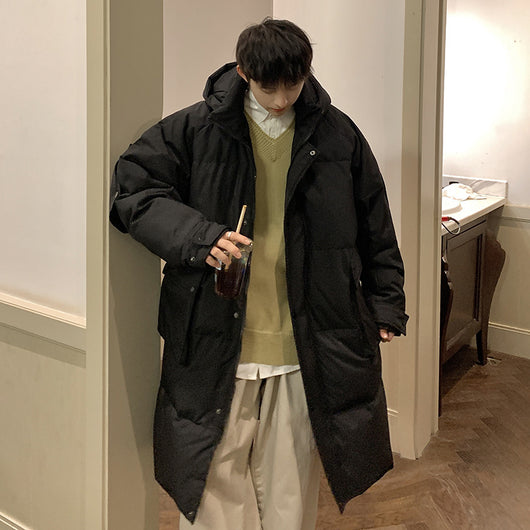 Abrigo de Invierno Grueso para Hombre - Largo Medio - Image 14