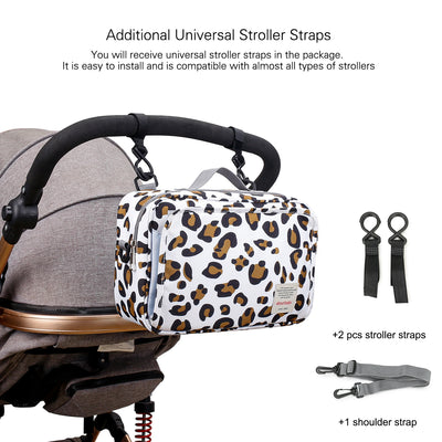 Pañalera tipo Bandolera Impermeable de Poliéster para Mamá y Bebé - Image 21
