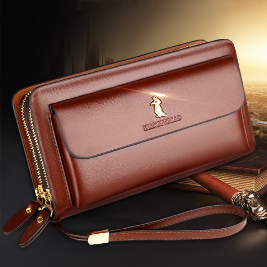 Billetera de Negocios para Hombre con Cierre de Cremallera - Image 8