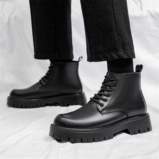 Botas Británicas de Cuero Cálidas con Suela Reforzada - Estilo Clásico - Image 19