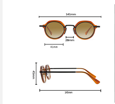 Gafas de Sol Estilo República de China - Diseño Clásico Popular - Image 9